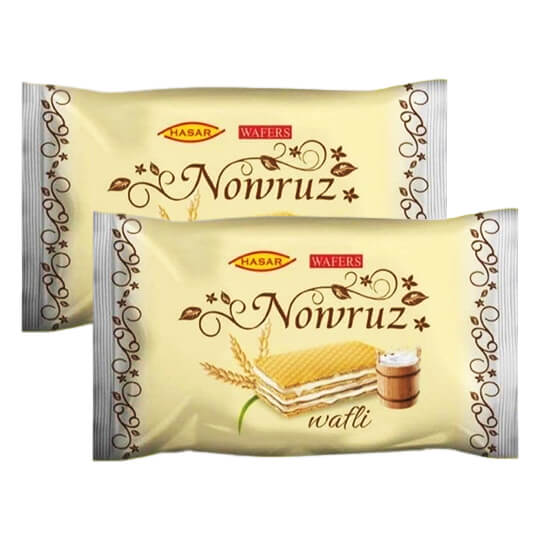 ویفر و شکلات نوروز ترکمنستان Wafer and Nowruz chocolate